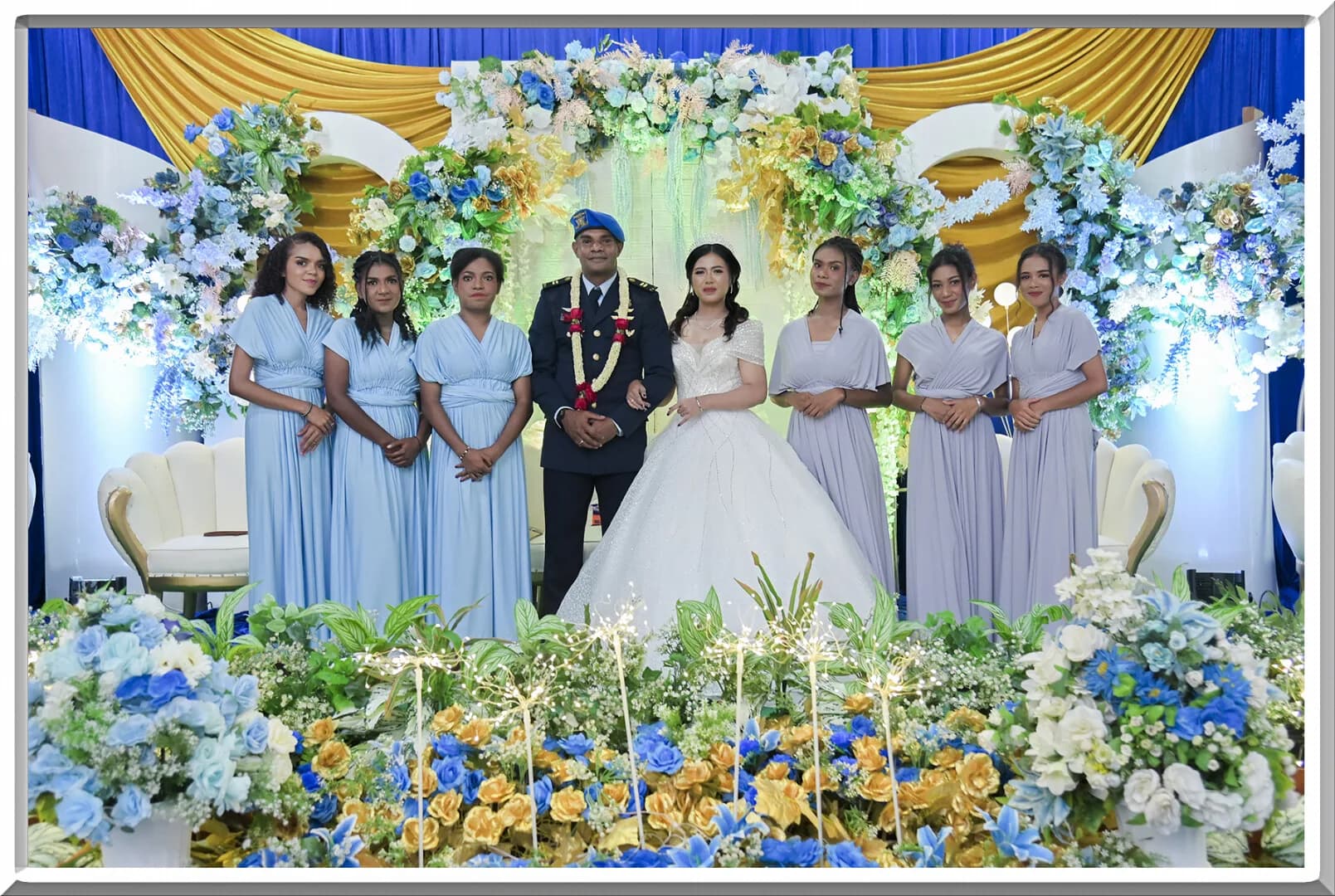 Wedding Reception — Pengantin & Bridesmaids